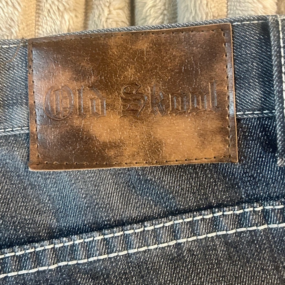 Old Skool Men’s Dark Wash Straight Leg - Picture 8 of 8